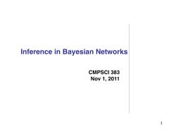 Inference in Bayesian Networks