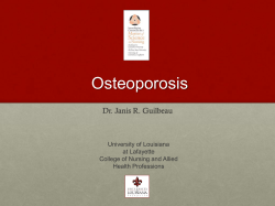 Osteoporosis