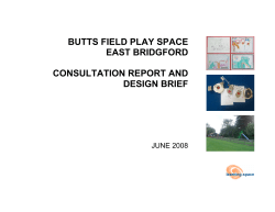 butts field play space east bridgford consultation report and design