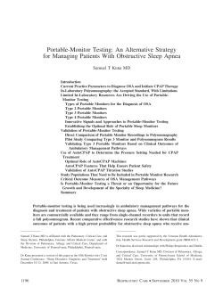 Portable-Monitor Testing: An Alternative Strategy