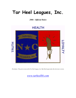 Tar Heel Leagues, Inc