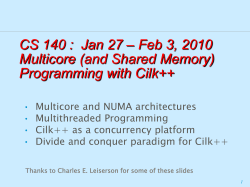 introduction to multicore