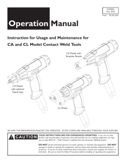 Operation Manual - Image Industries