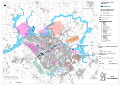 Defended 1% annual probability flood outlines Aylesbury Town