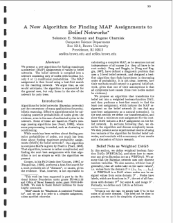 A New Algorithm for Finding MAP Assignments to Belief Networks