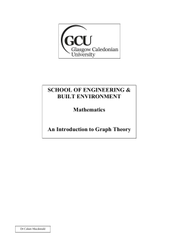 An Introduction to Graph Theory