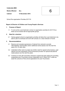 School Reorganisation Priorities 2017/18 [Word Document 1578KB]