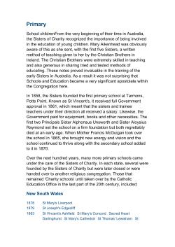 Primary - Sisters of Charity Australia