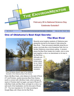 One of Oklahoma`s Best-Kept Secrets: The Blue River
