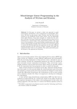 Mixed-integer Linear Programming in the Analysis of Trivium and