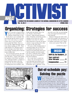 Organizing: Strategies for success