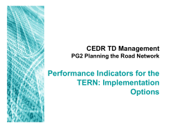Data Management for Road Administrations A Best Practice Guide