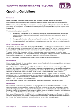 SIL Quoting Template