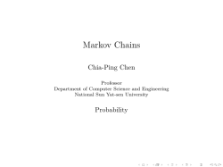 Markov Chains