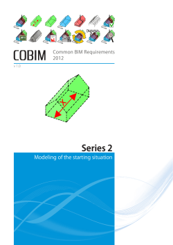 Series 2: Modeling of the starting situation