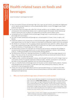 Food and beverages taxes final amended