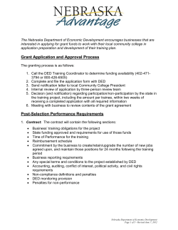 nebraska job training grant application