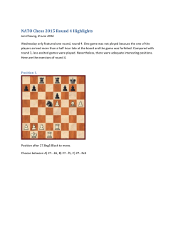NATO Chess 2015 Round 4 Highlights