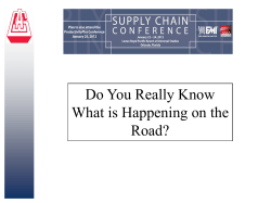 Do You Really Know What is Happening on the Road?