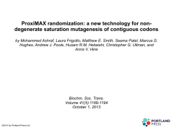 a new technology for non-degenerate saturation mutagenesis of