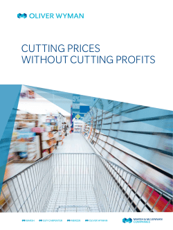 cutting prices without cutting profits