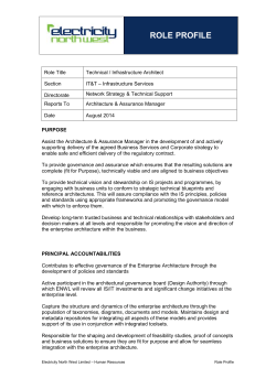 Technical Architect - Electricity North West Careers