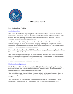 our school board - Los Altos Christian Schools