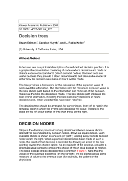Decision trees