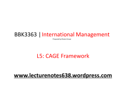 China and India Using CAGE