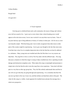 Bradley Colleen Bradley Rough Draft 30 April 2013 A Visual