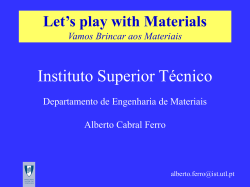 Let`s play with Materials - SciencEduc