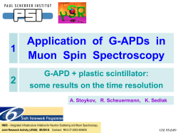 G-APD based detector