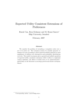 Expected Utility Consistent Extensions of Preferences