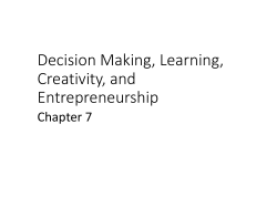 Model of Decision Making