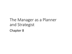 Strategic management