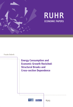 Energy Consumption and Economic Growth Revisited