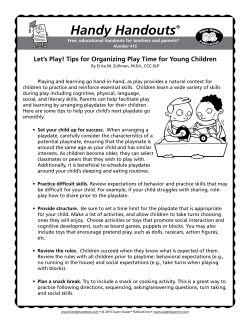 Handy Handouts&reg; Let`s Play!