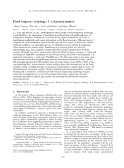 Flood frequency hydrology: 3. A Bayesian analysis