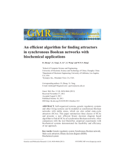 An efficient algorithm for finding attractors in - Funpec-RP