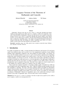 Logspace Versions of the Theorems of Bodlaender and Courcelle