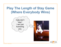 Play The Length of Stay Game (Where Everybody Wins)