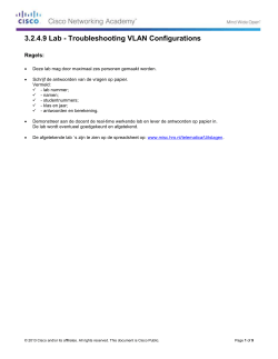 3.2.4.9 Lab - Troubleshooting VLAN Configurations