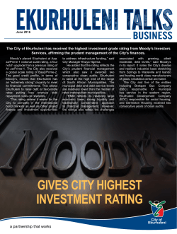 gives city highest investment rating