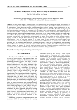 Marketing strategies for building the brand image of