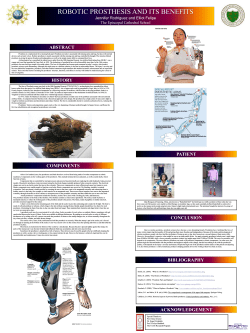 Clinical prosthetics and orthotics