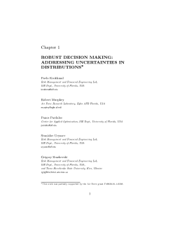 robust decision maгing: addressing uncertainties in distributions