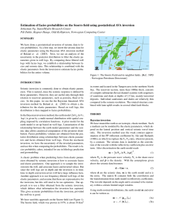Estimation of facies probabilities on the Snorre field using