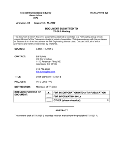TIA-921-B - Telecommunications Industry Association
