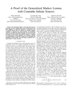 A Proof of the Generalized Markov Lemma with Countable Infinite
