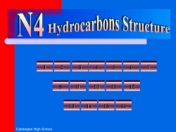 N4 Unit 2 quiz 4 hydrocarbons structure